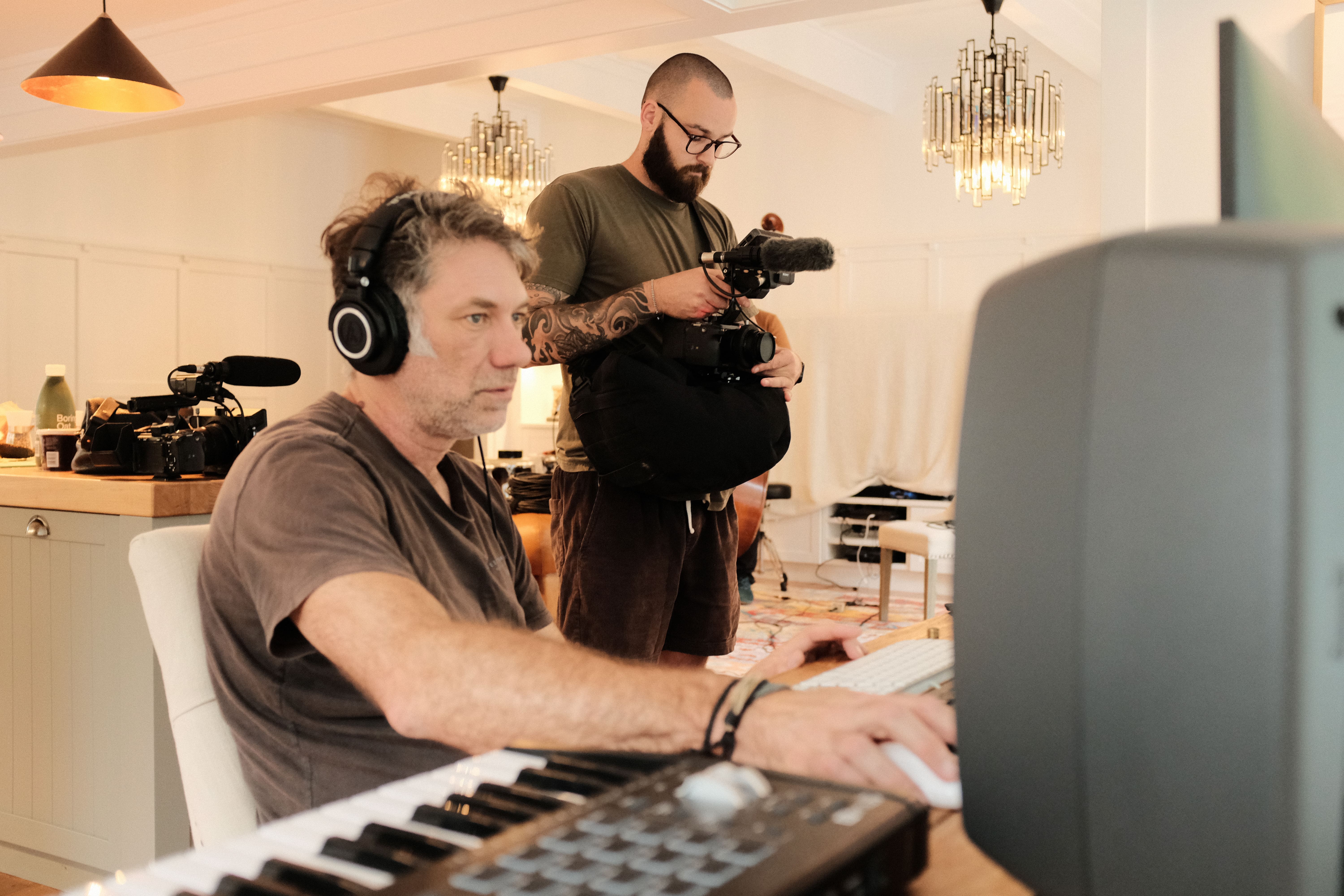 Music video behind the scenes