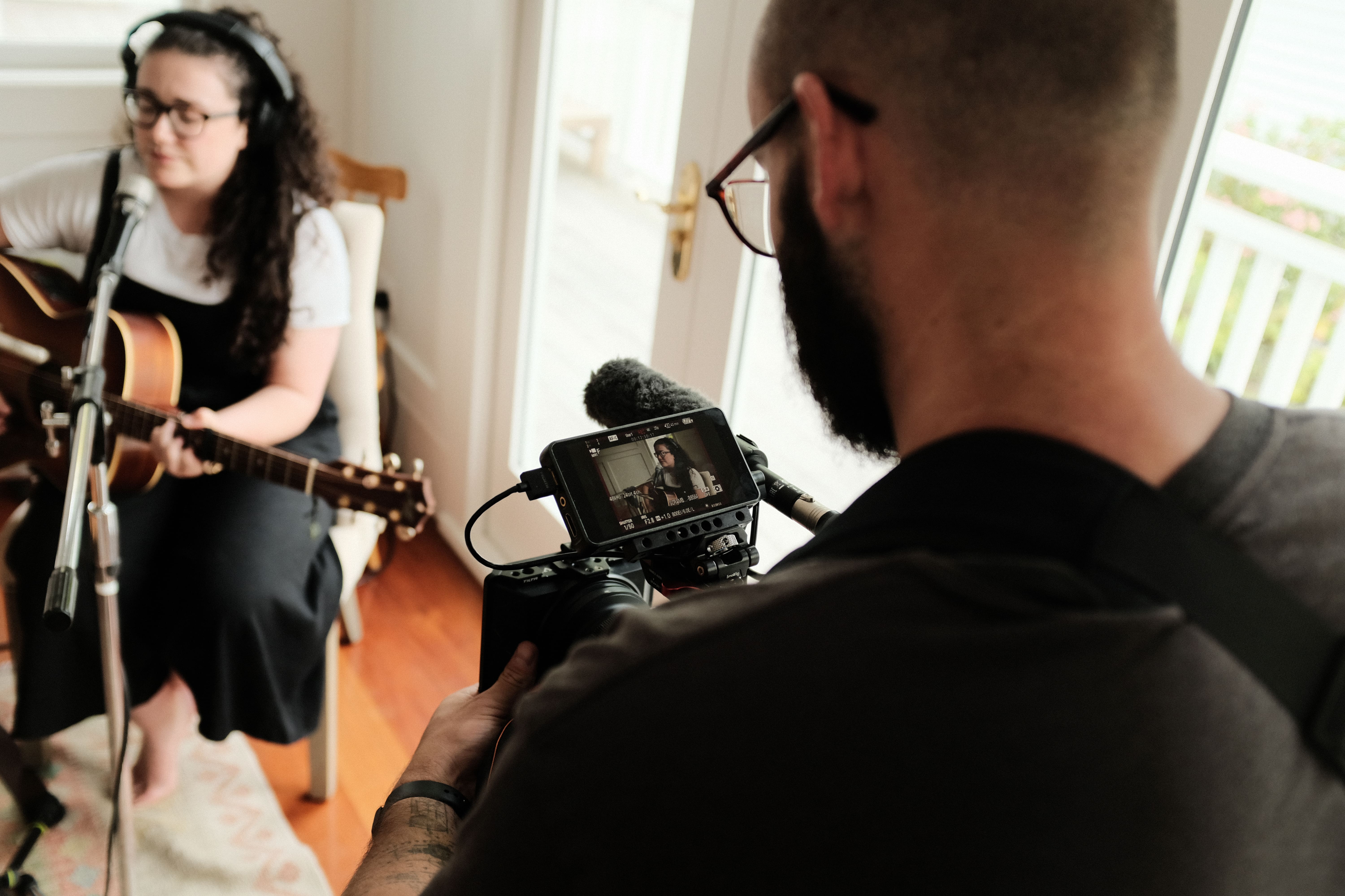 Music video behind the scenes