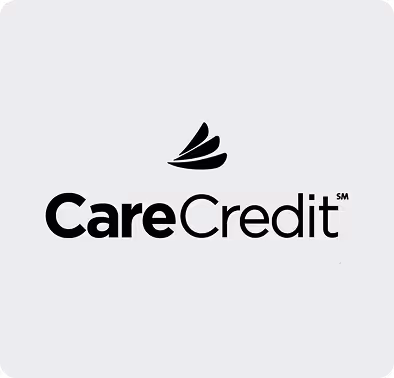 CareCredit logo with stylized flag icon above the text.