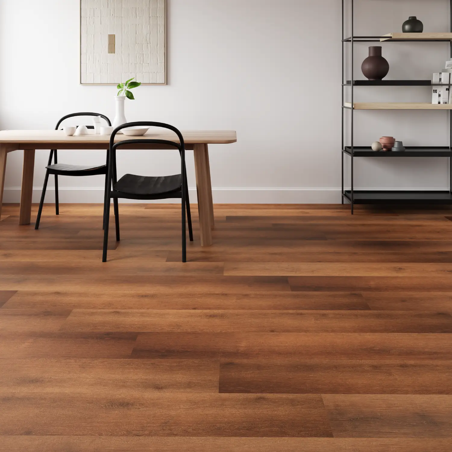 Living room with finished light oak engineered timber flooring, highlighting golden tones and natural wood grain for a warm, elegant look.