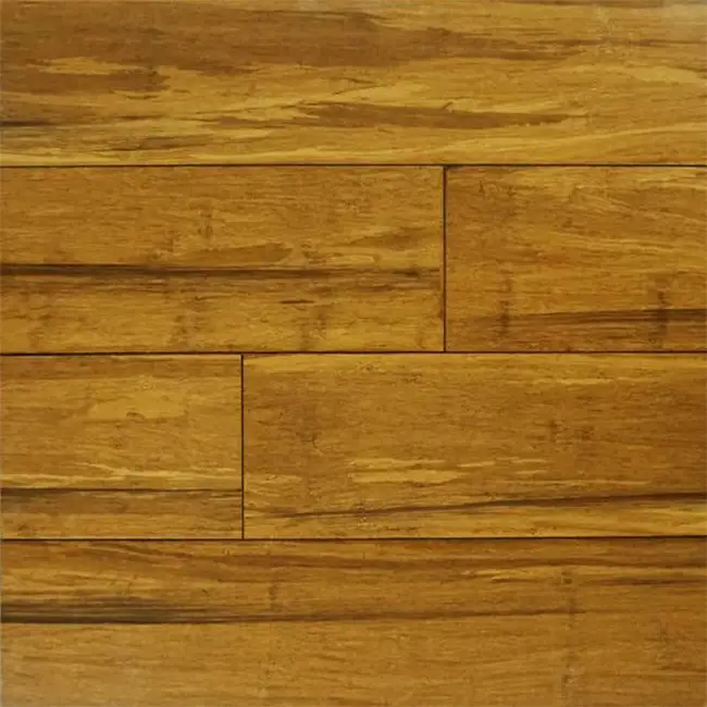 Carbonized Antique bamboo flooring with a rich, dark caramel tone and classic antique finish, adding warmth and character to any interior.