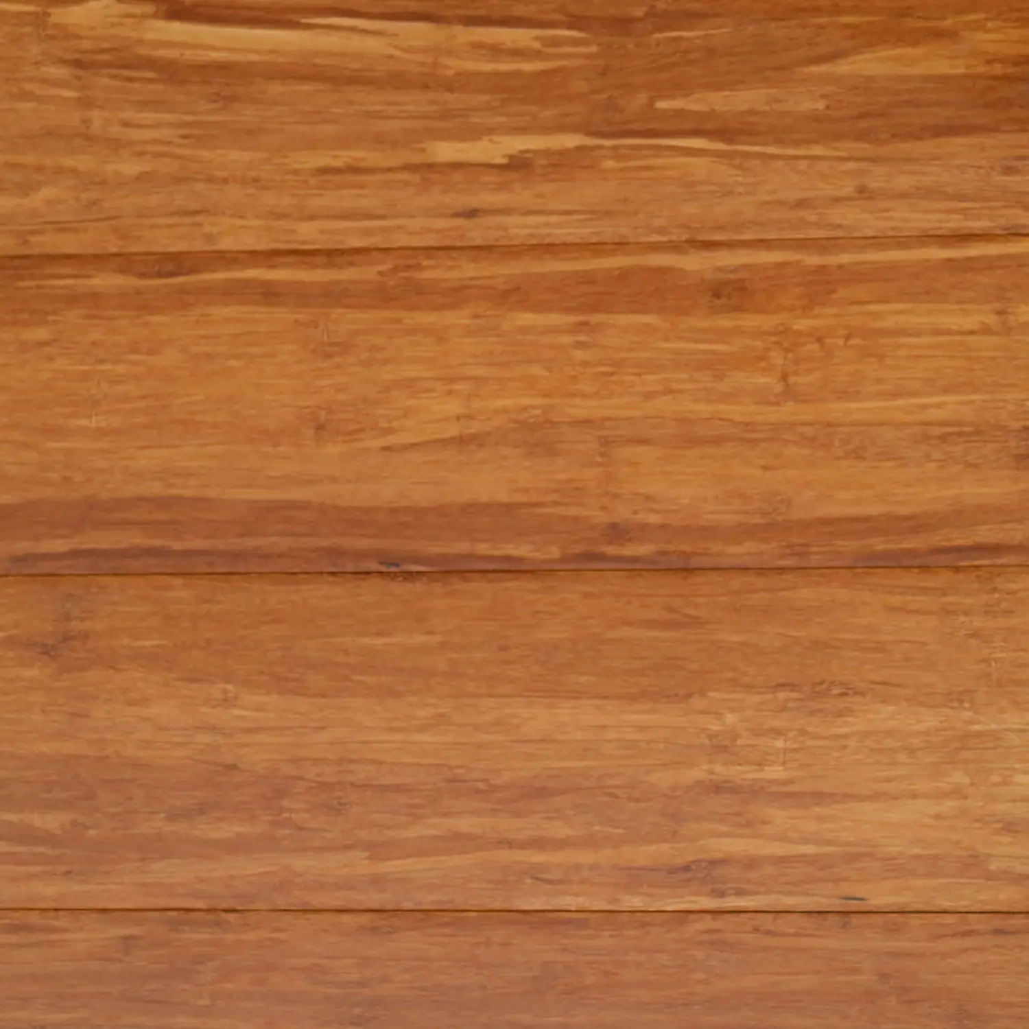 Carbonized bamboo flooring with a warm, medium-brown tone and smooth finish, creating a natural and cozy interior look.