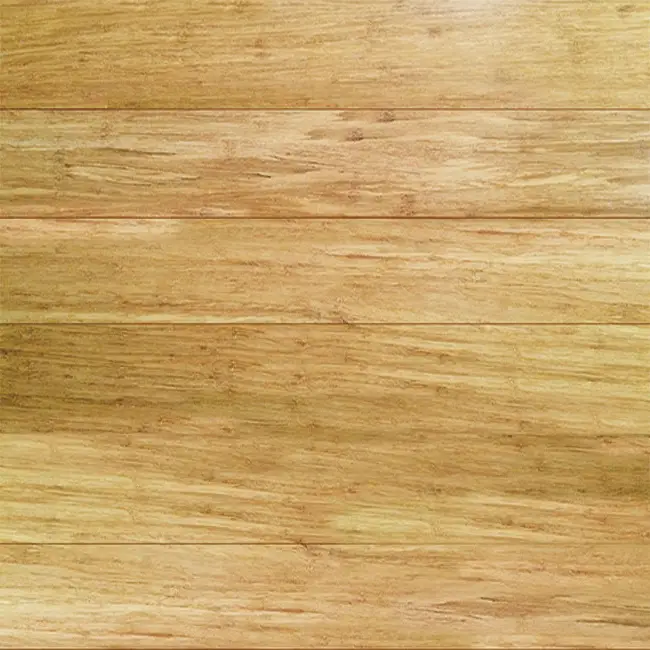 Champagne bamboo flooring with a light, elegant wood tone and smooth finish, perfect for bright and modern interiors.