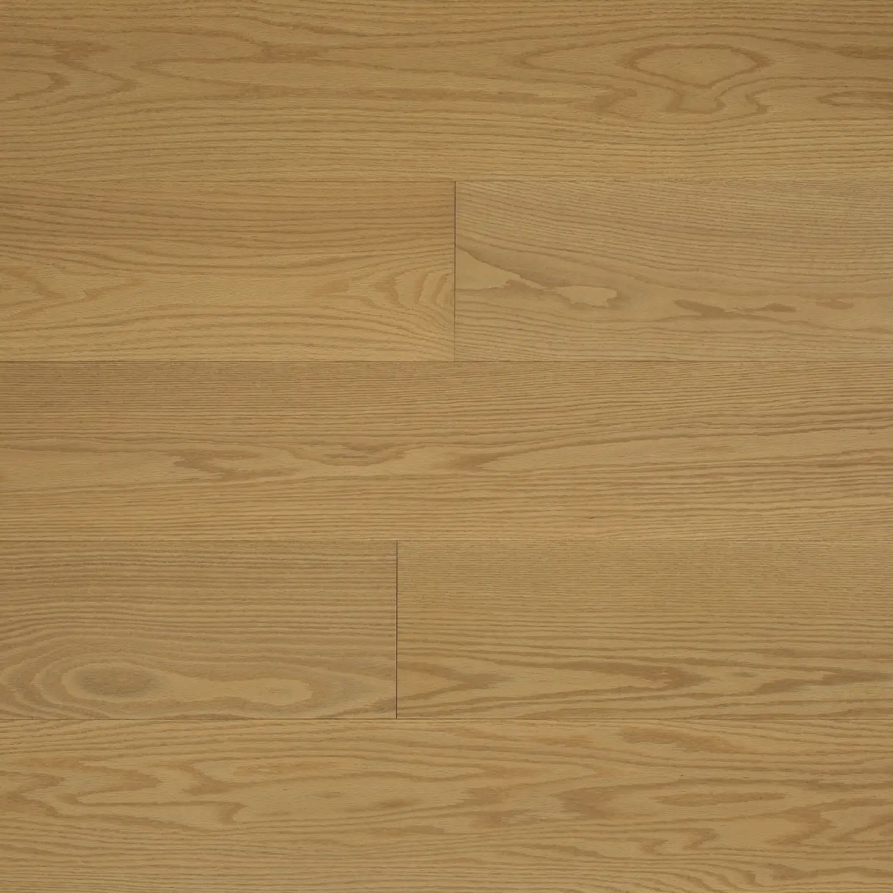 Light oak engineered timber flooring with a smooth matte finish and natural wood grain pattern in a warm golden tone.