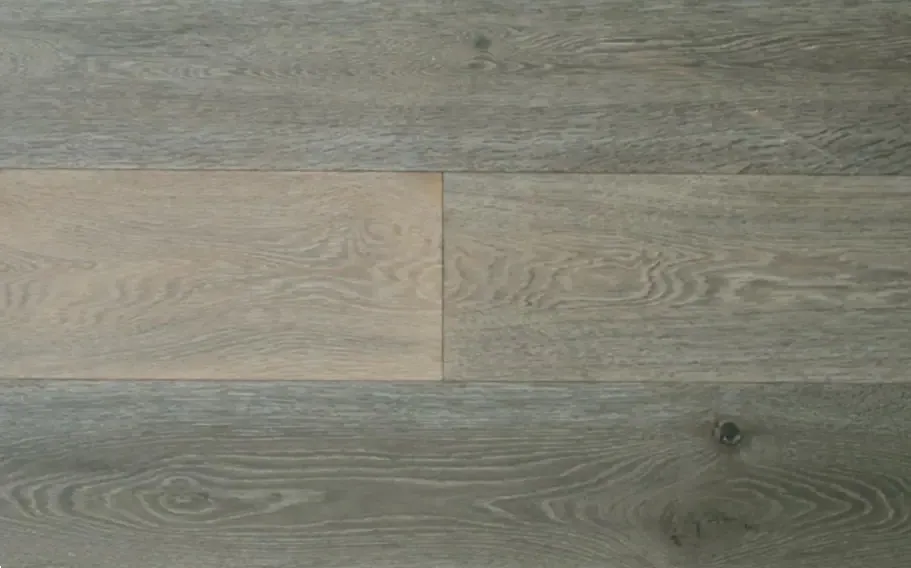 Silver Grey engineered timber flooring with a subtle, modern grey finish, providing a sleek and contemporary look for residential or commercial spaces.