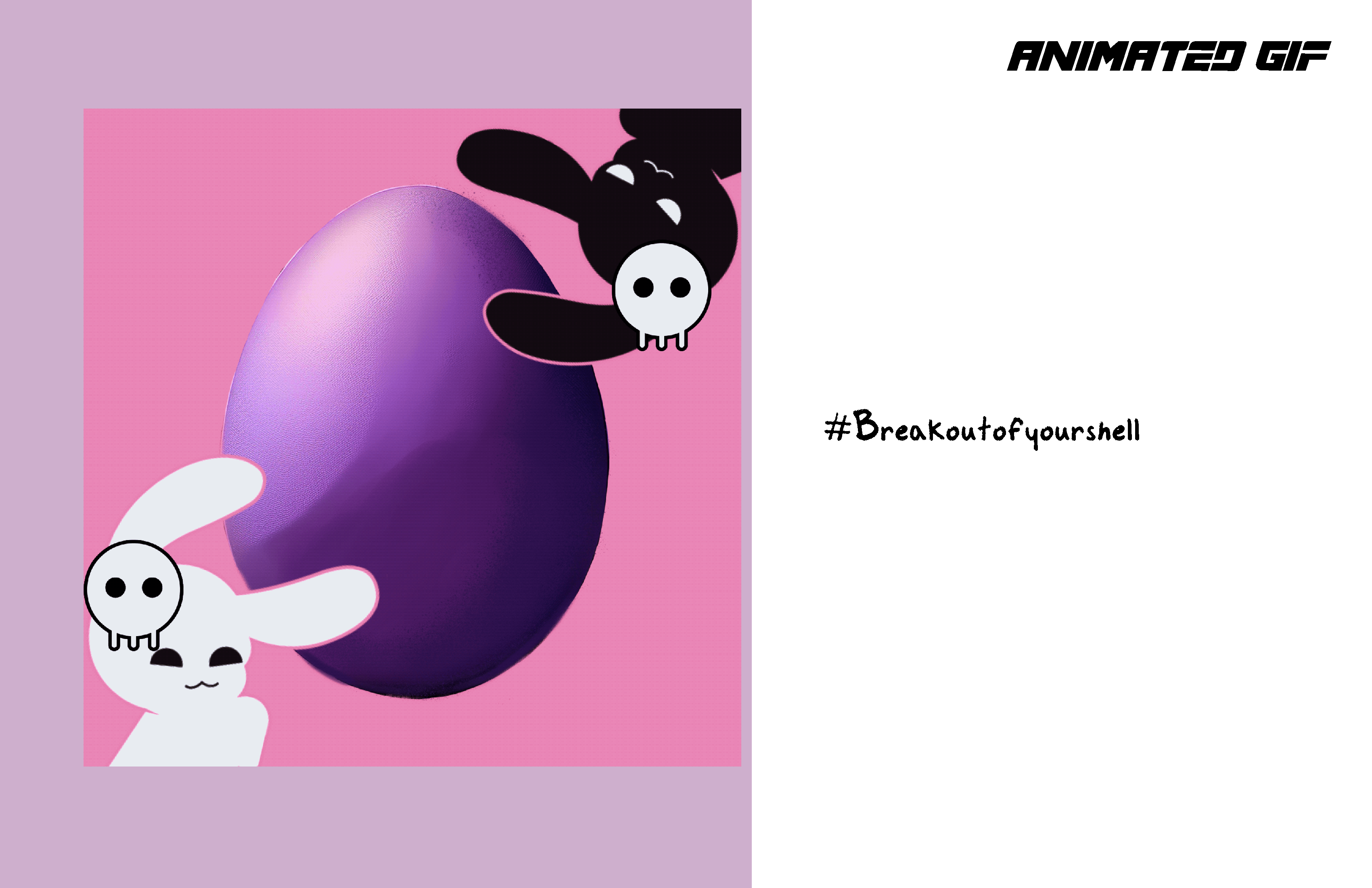 Mobile screen with text 'Let's explore and grow as we go!' showing a green grass background, clouds, hanging green fruit icons at the top, and a cute green character sitting on the grass.