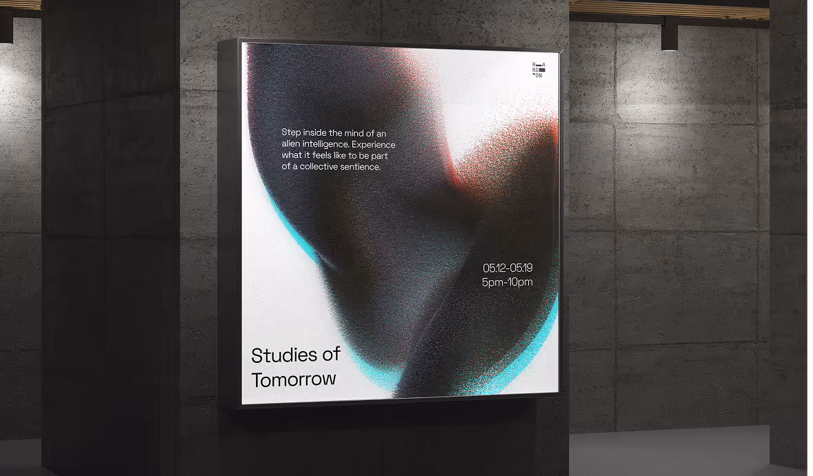 Image of promotional poster for an event at Random International
