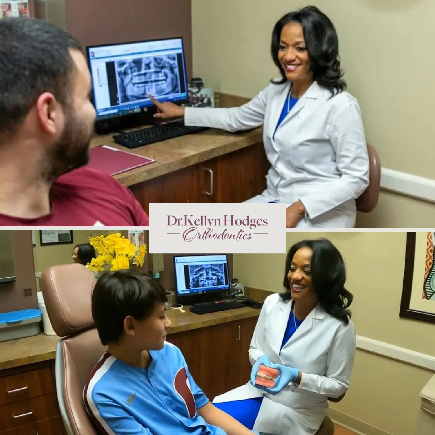 Dr. Kellyn Hodges Orthodontics with patients