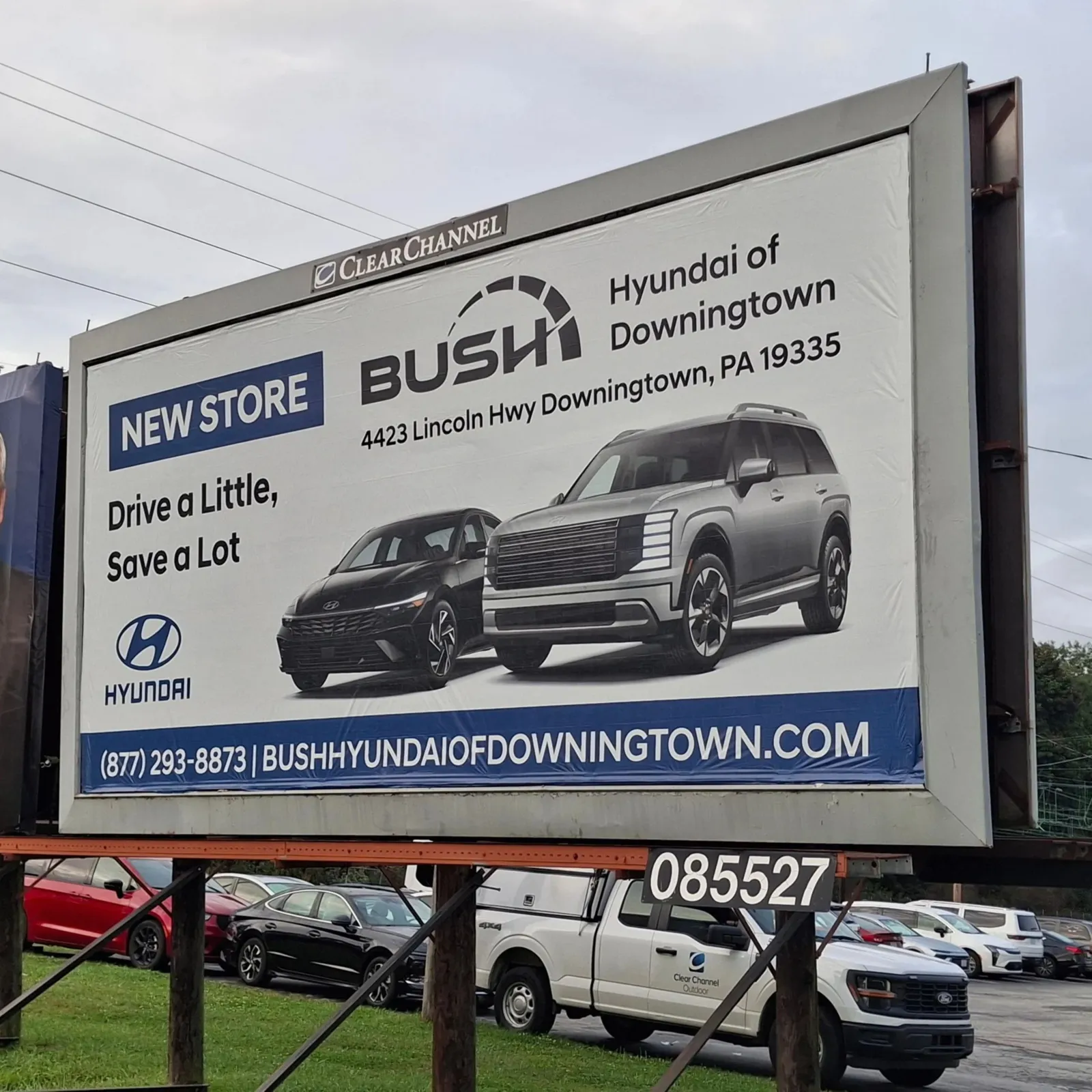 Bush Hyundai of Downingtown billboard