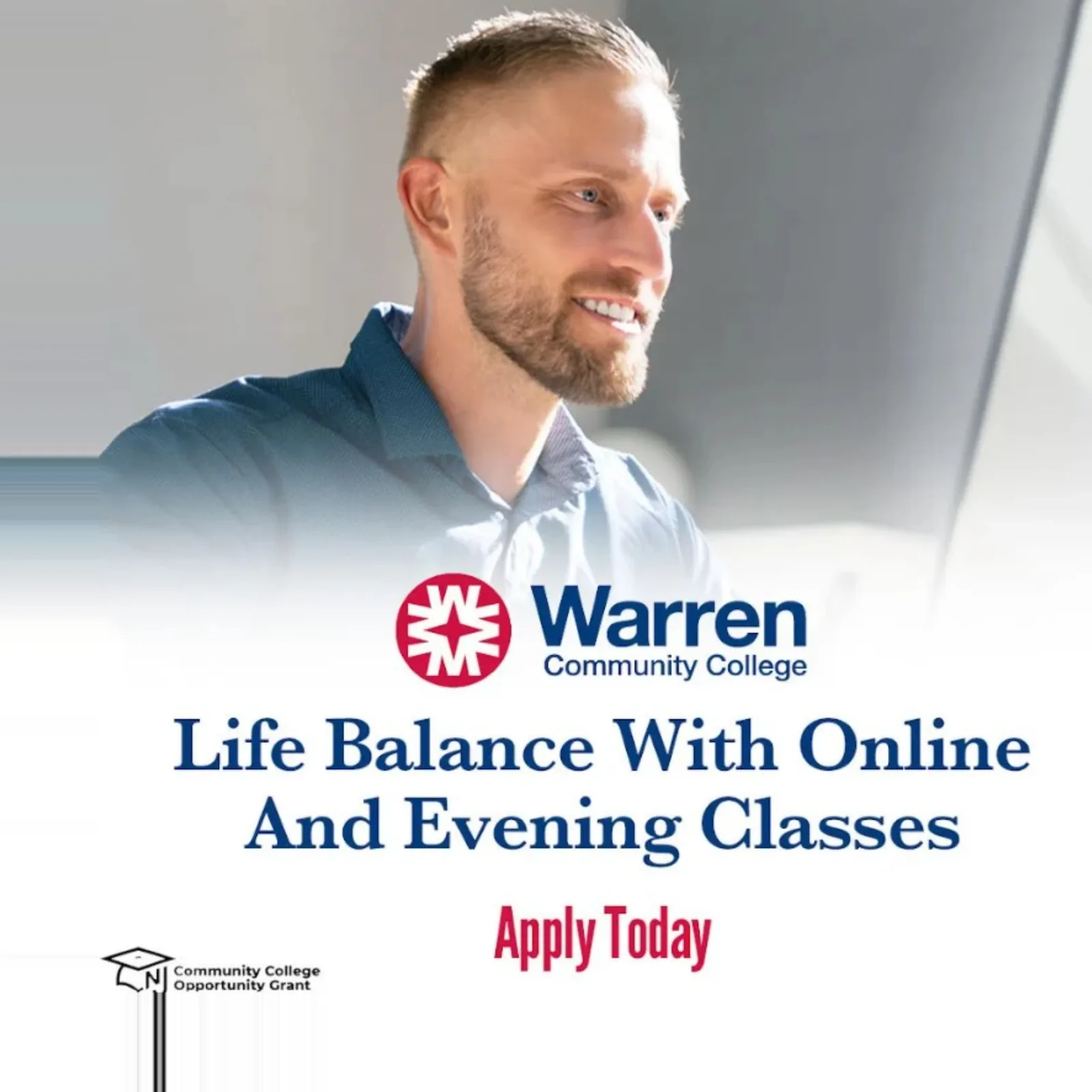 Warren County Community College Life Balance ad