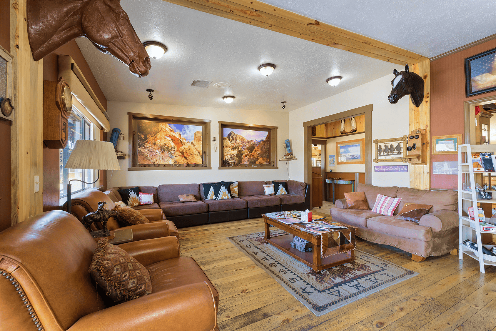 Our front desk and reception area.