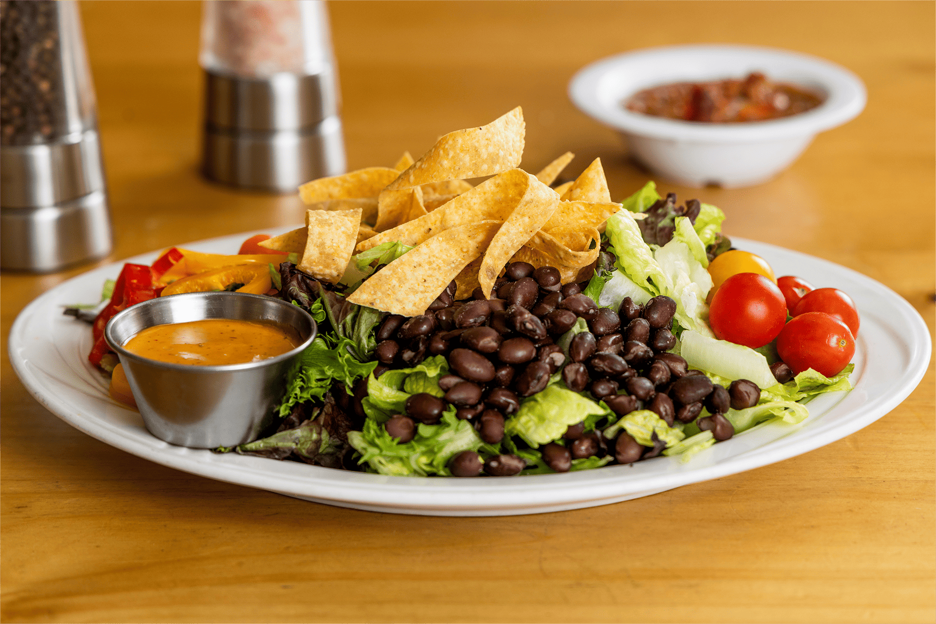 House salad at Broken Spur Inn & Steakhouse in Torrey Utah