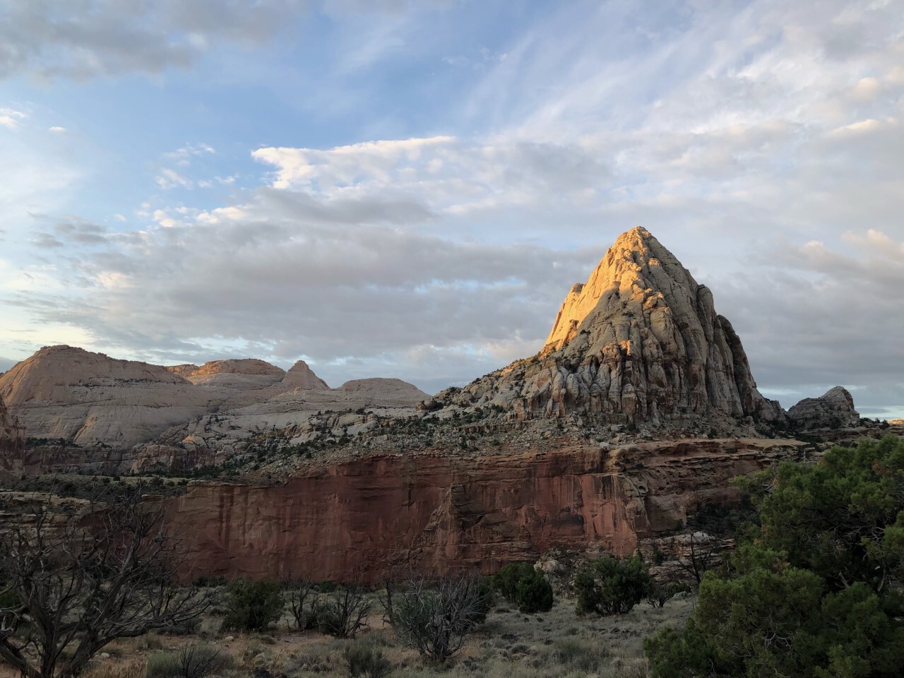Pectols Pyramid in Capitol Reef National Park
