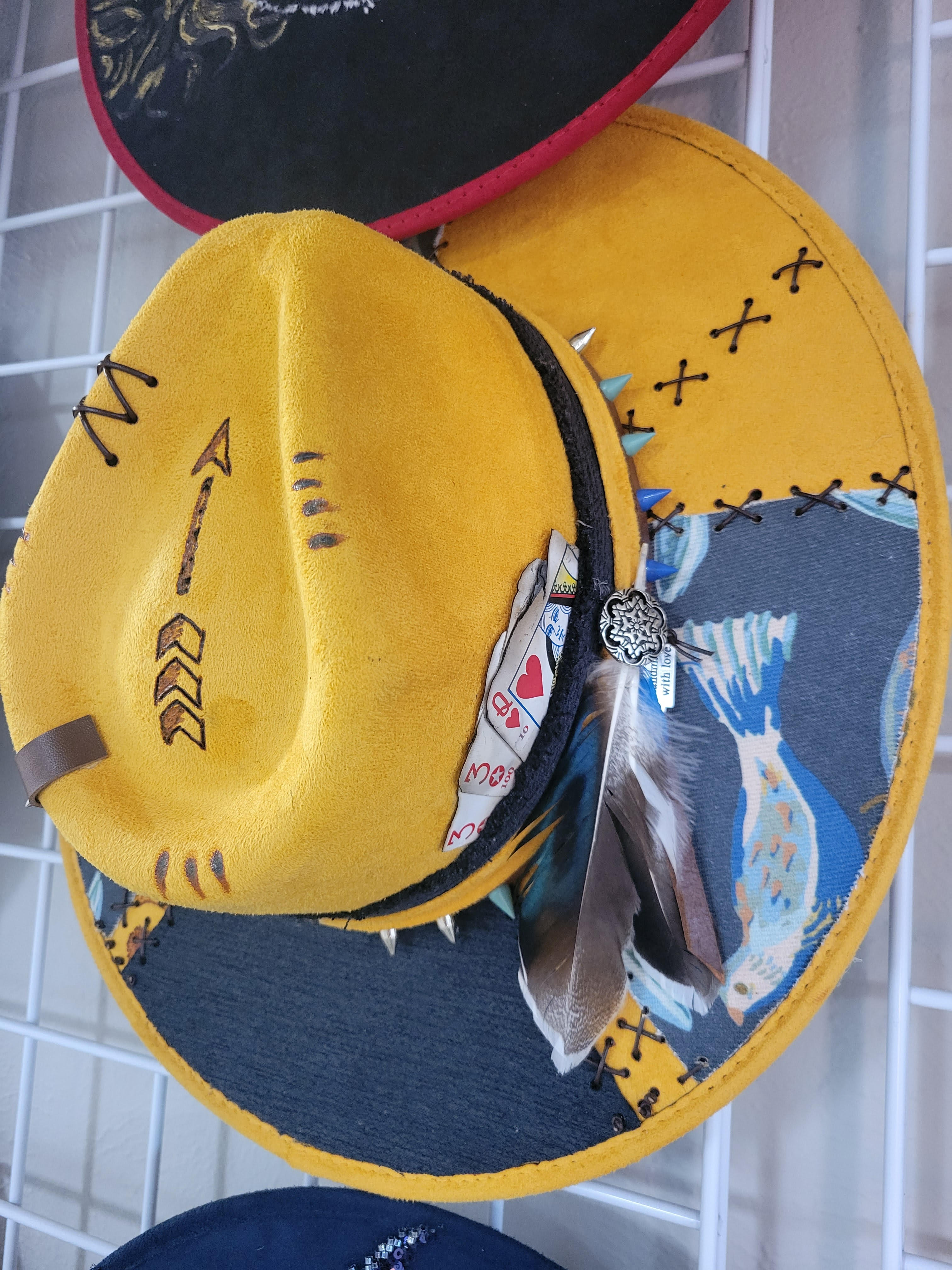 Come experience a wonderful way to spend an afternoon creating the details on a hat that is one-of-a-kind! 