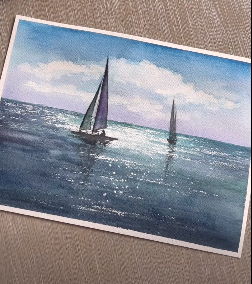 Join us for a relaxed, 2-hour watercolor class inspired by the sea and the quiet drama of light on water. 