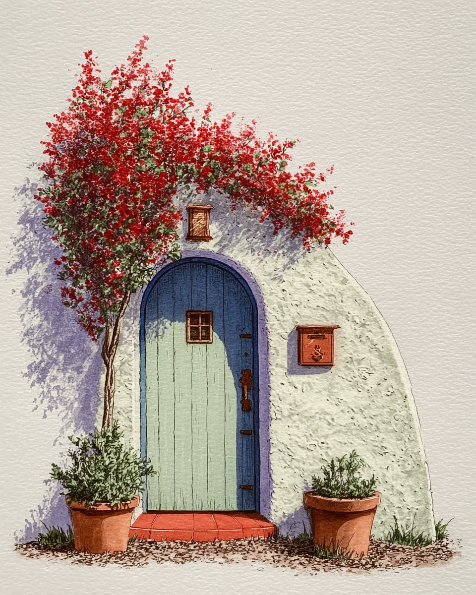 Watercolor Workshop: Window with Flower Boxes