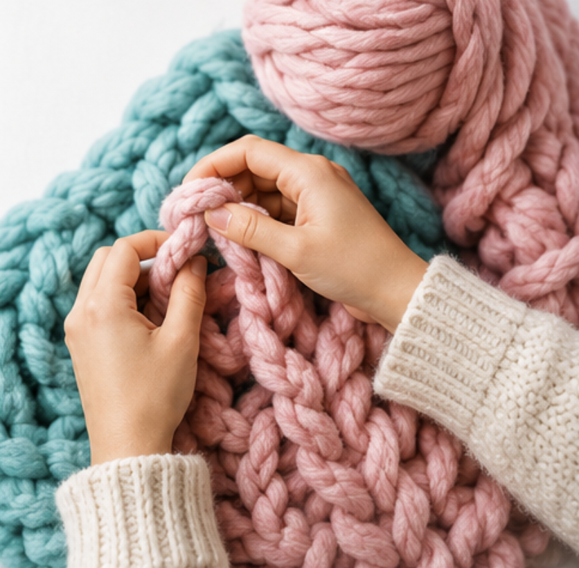 Finger Knitting Class