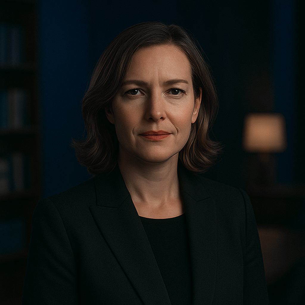Portrait of a female client considering a private AI strategy audit