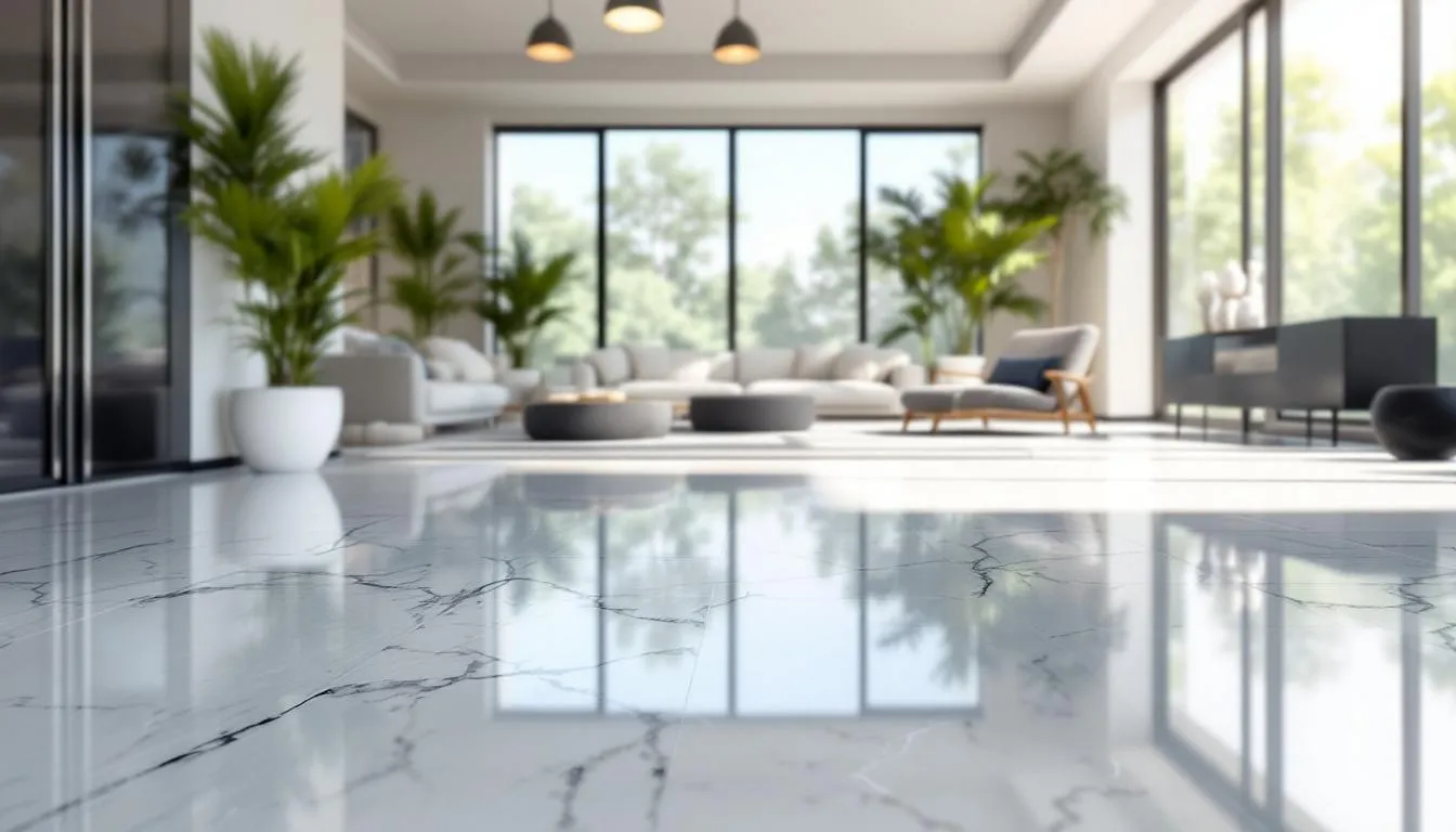 Factors affecting the cost of epoxy flooring including area size and existing floor condition.