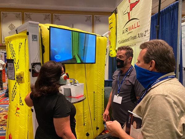 Inflatable containment by Airwall