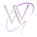 Logo mit den ineinander verschlungenen Buchstaben W und G in einem modernen Farbverlauf von Hellblau zu Lila