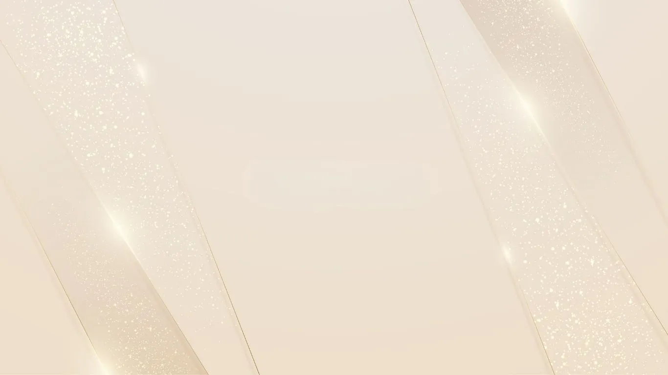Heller, luxuriöser Hintergrund mit goldenen Glitzerstreifen für modernes Premium-Webdesign.