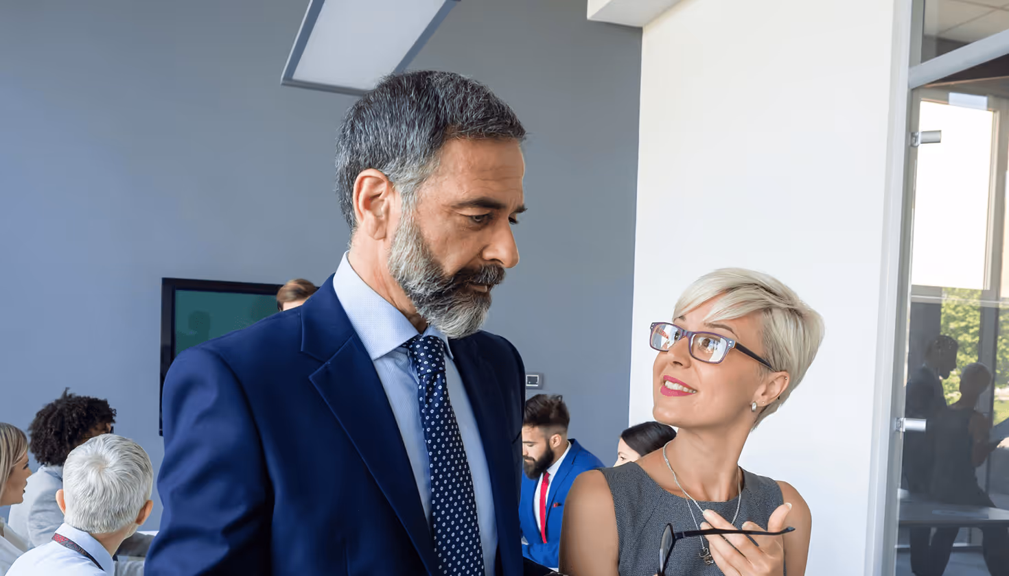 Businessmeeting mit Führungskraft