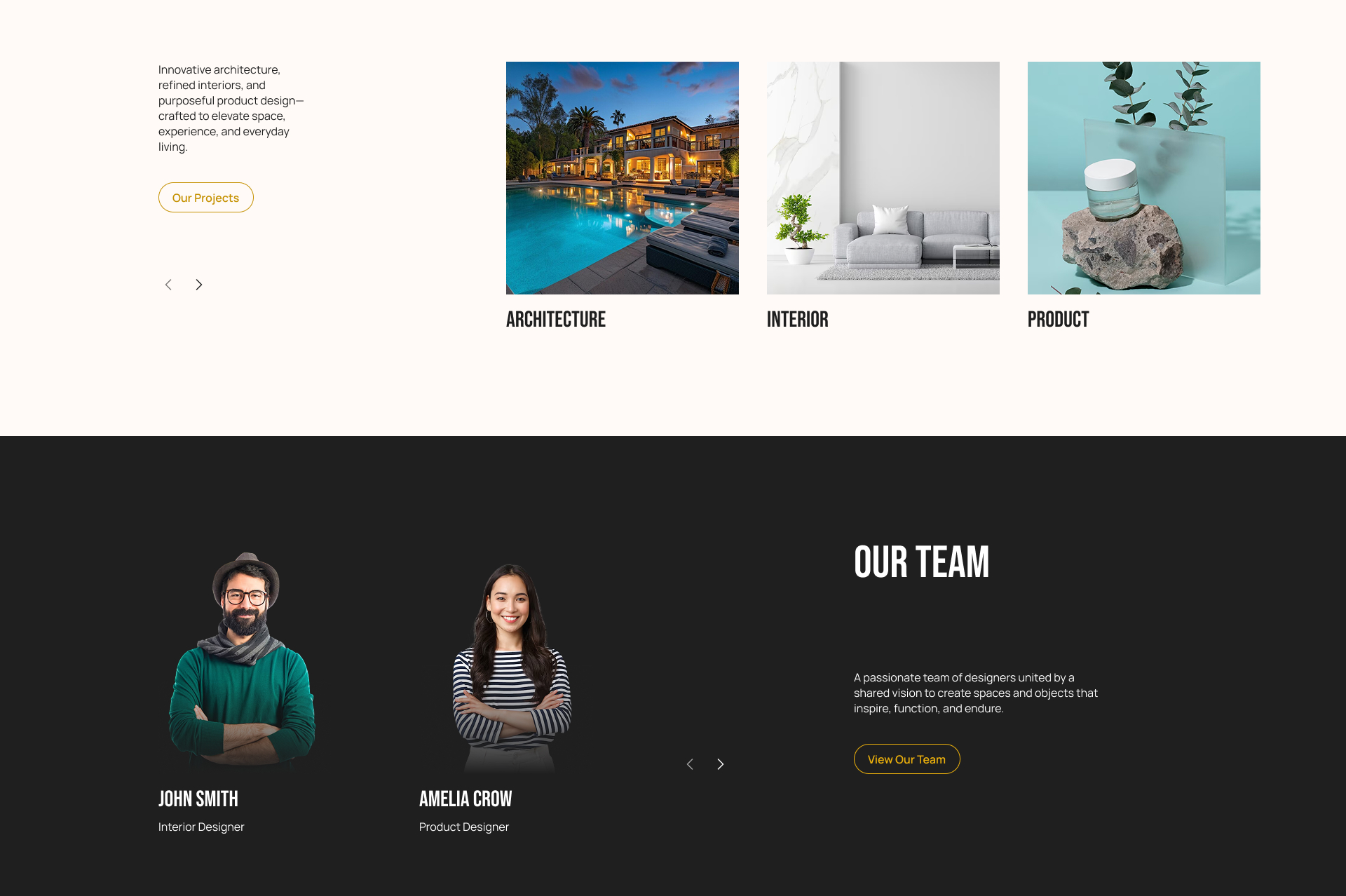 AU Interior Website Screenshot