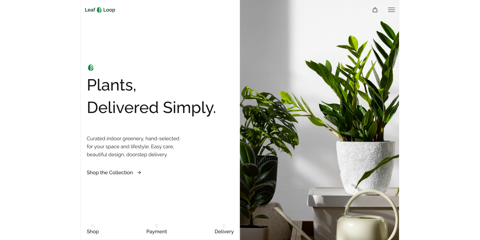 Leaf & Loop Website Screenshot