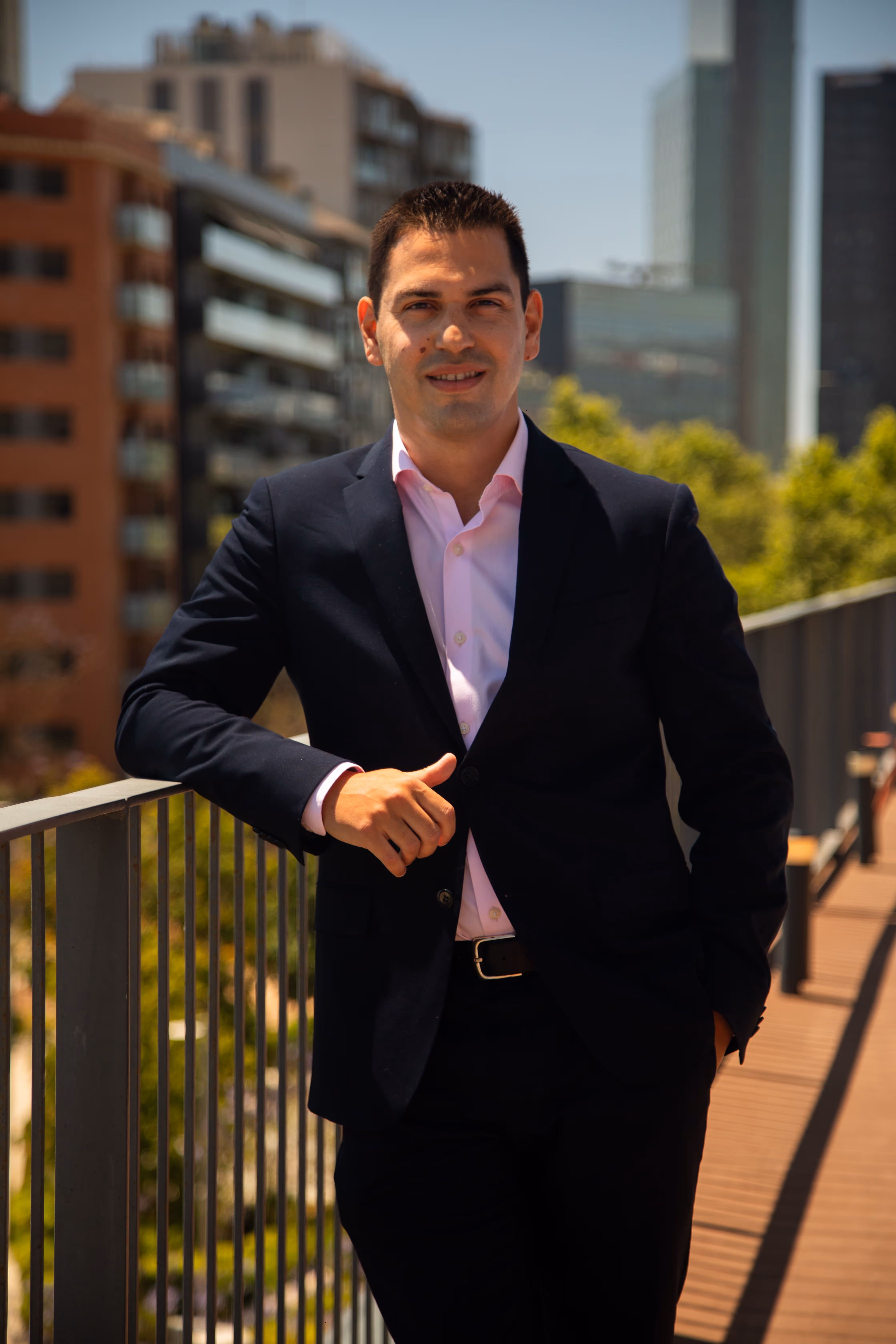 CEO of Rubicon looking at the camera.