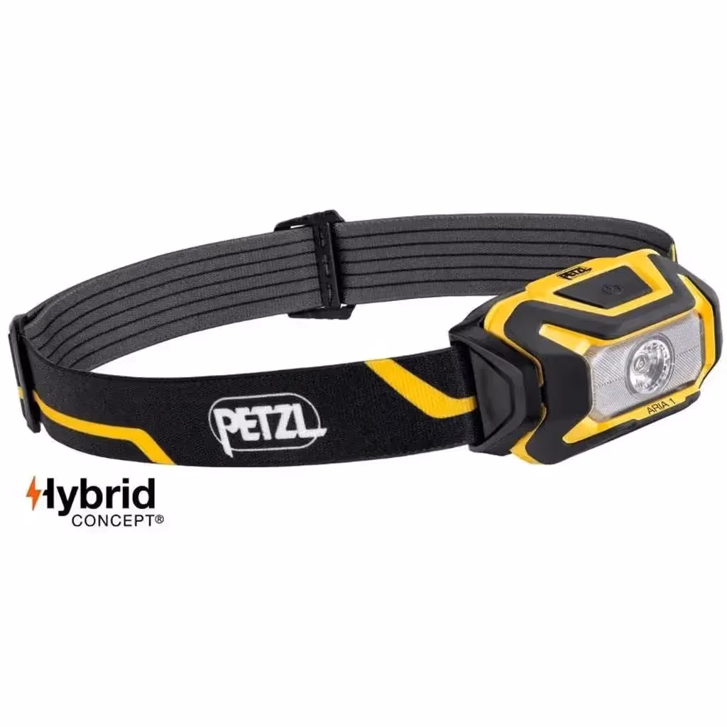 Frontal ARIA 1 Negra/Amarilla PETZL