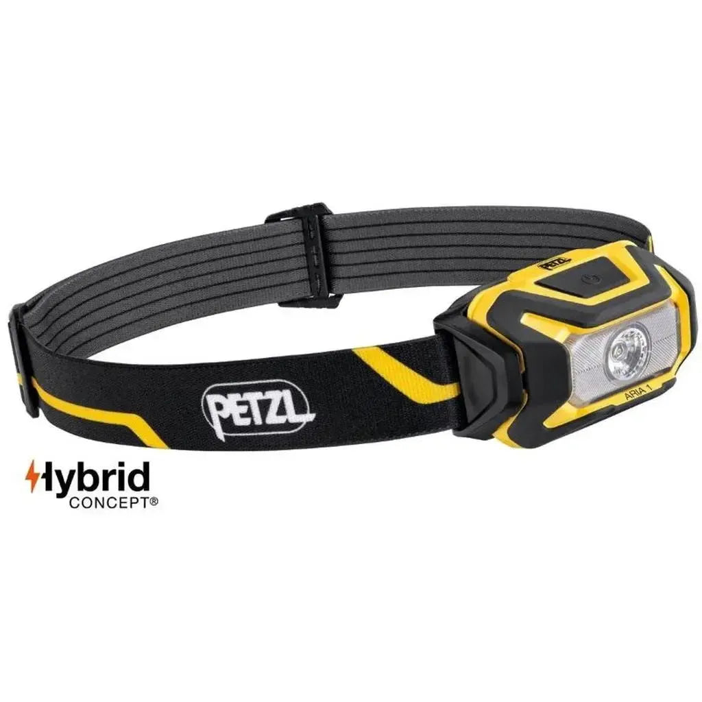 Frontal ARIA 1 Negra/Amarilla PETZL