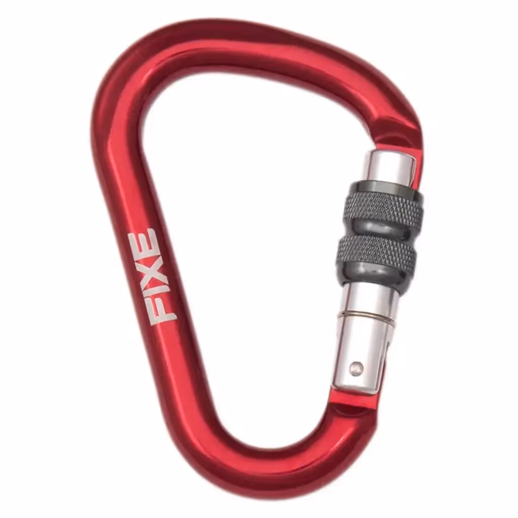 Mosquetón Asimétrico LOTUS Alu Rosca 25 kN FIXE