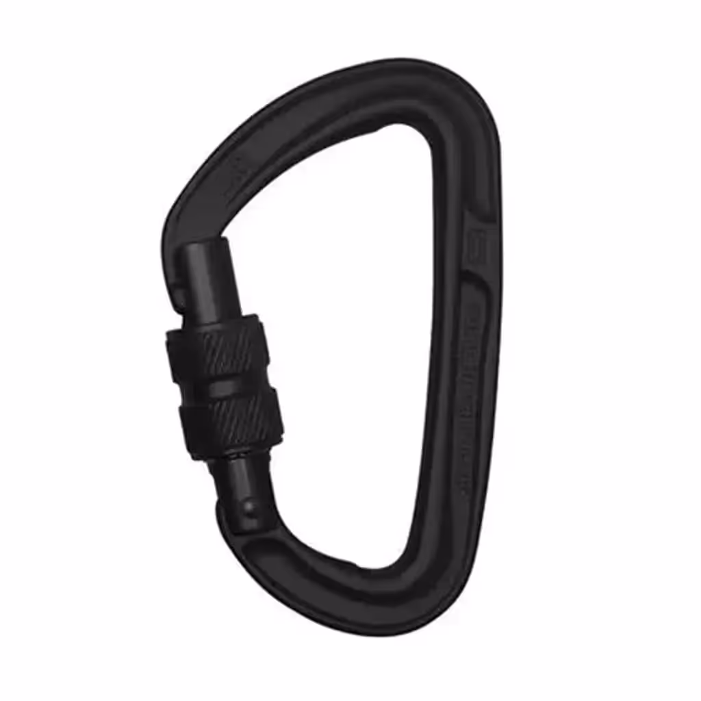 Mosquetón Aluminio Rosca COLT Negro SINGING ROCK