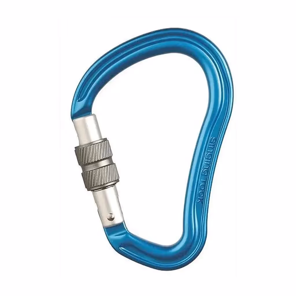 Mosquetón HECTOR Aluminio Rosca Azul SINGING ROCK