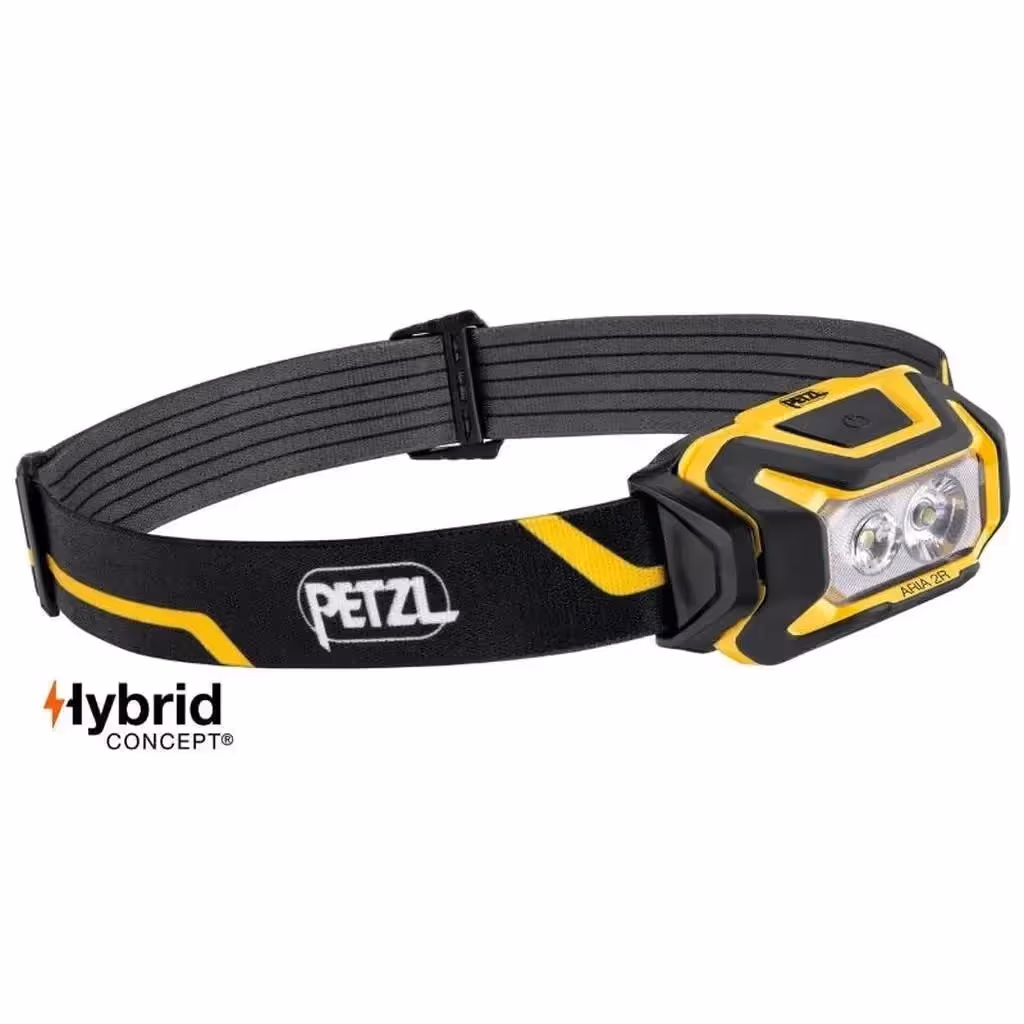 Frontal ARIA 2R Negra/Amarilla PETZL