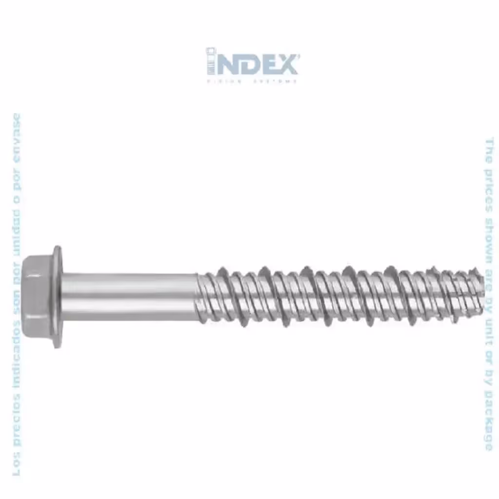 Bolsa Tornillo Hormigón Cabeza Hexagonal INDEX