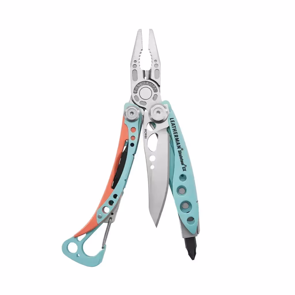 LEATHERMAN SKELETOOL CX Azul/Coral