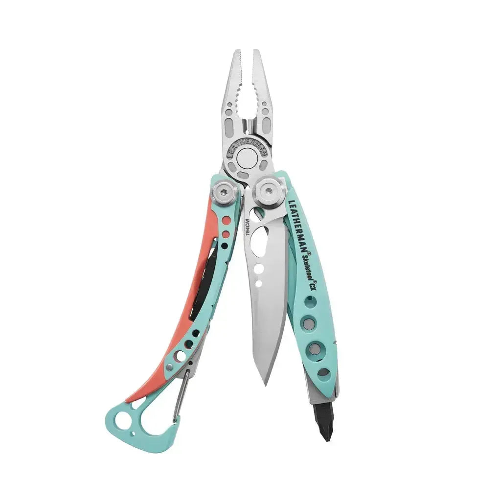 LEATHERMAN SKELETOOL CX Azul/Coral