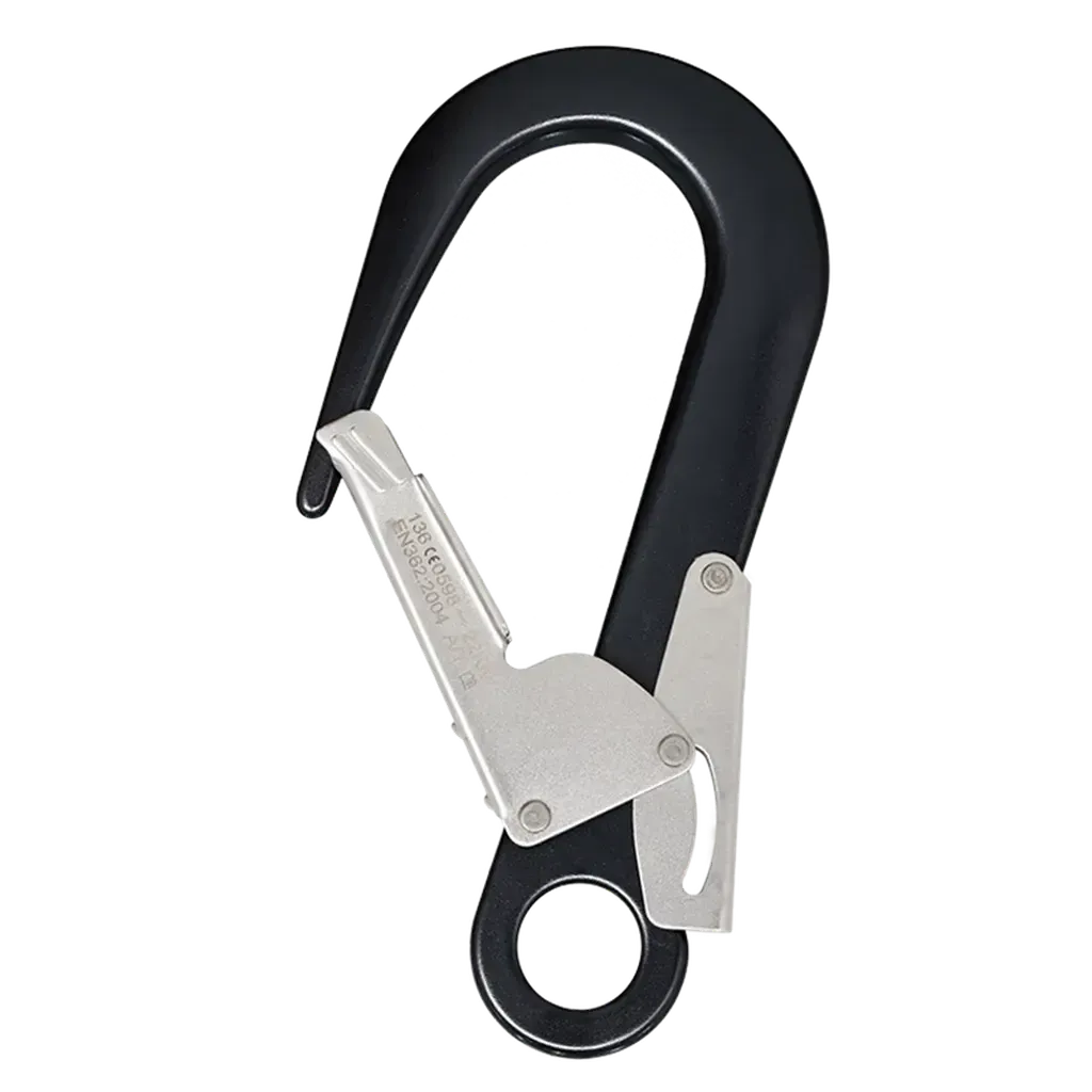 Gancho de Aluminio de Bloqueo Automático 60 mm