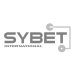 Sybet International logo featuring truck icon with gray text design