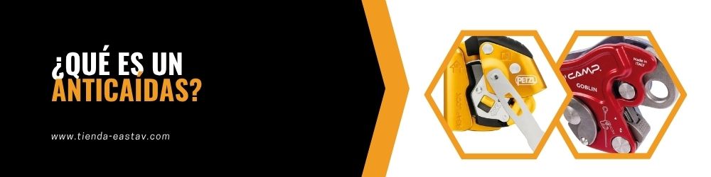 ¿Qué es un anticaídas? Equipos de seguridad amarillo y rojo para trabajos en altura.