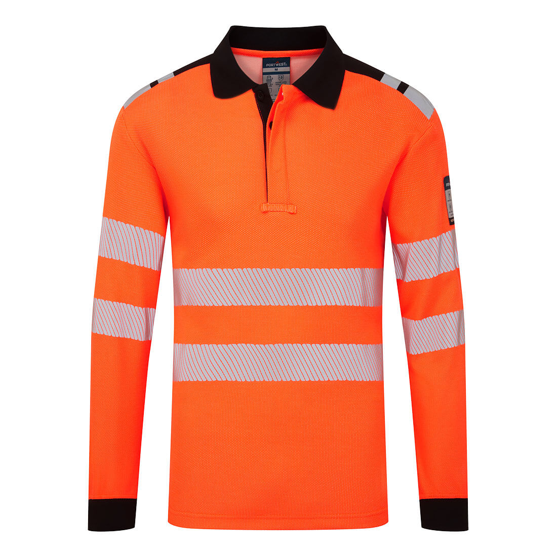 Polo PW3 Modaflame Knit HVO FR de manga larga