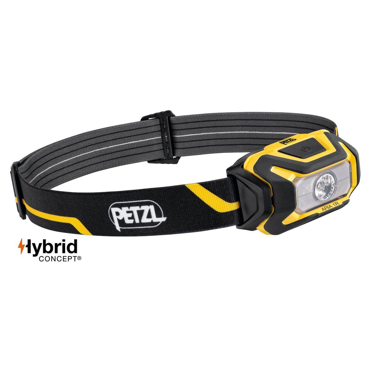 Linterna frontal ARIA 1R Negro/Amarillo PETZL