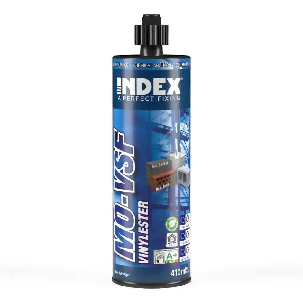 Resina de Inyección de Viniléster Sin Estireno 410 ml | Anclaje Químico INDEX