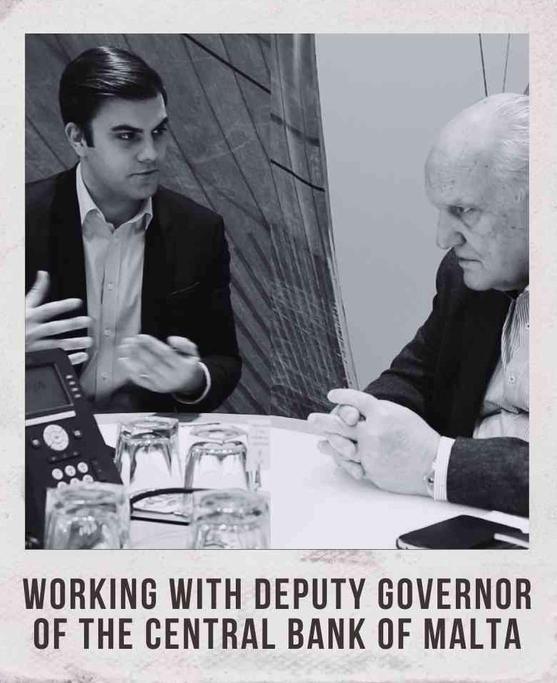 Nicholas Puri with Deputy Governor