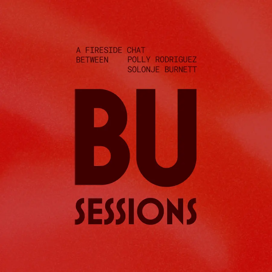 "BU Sessions" written in front of red velvet background