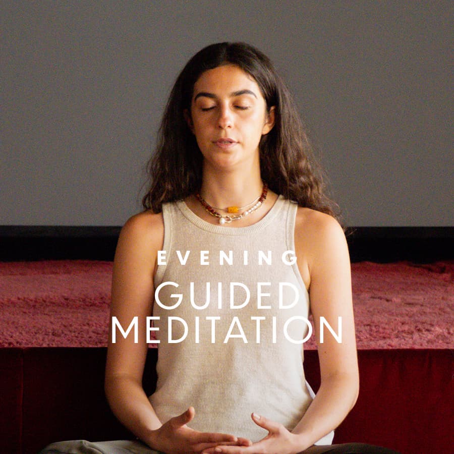 Woman meditating