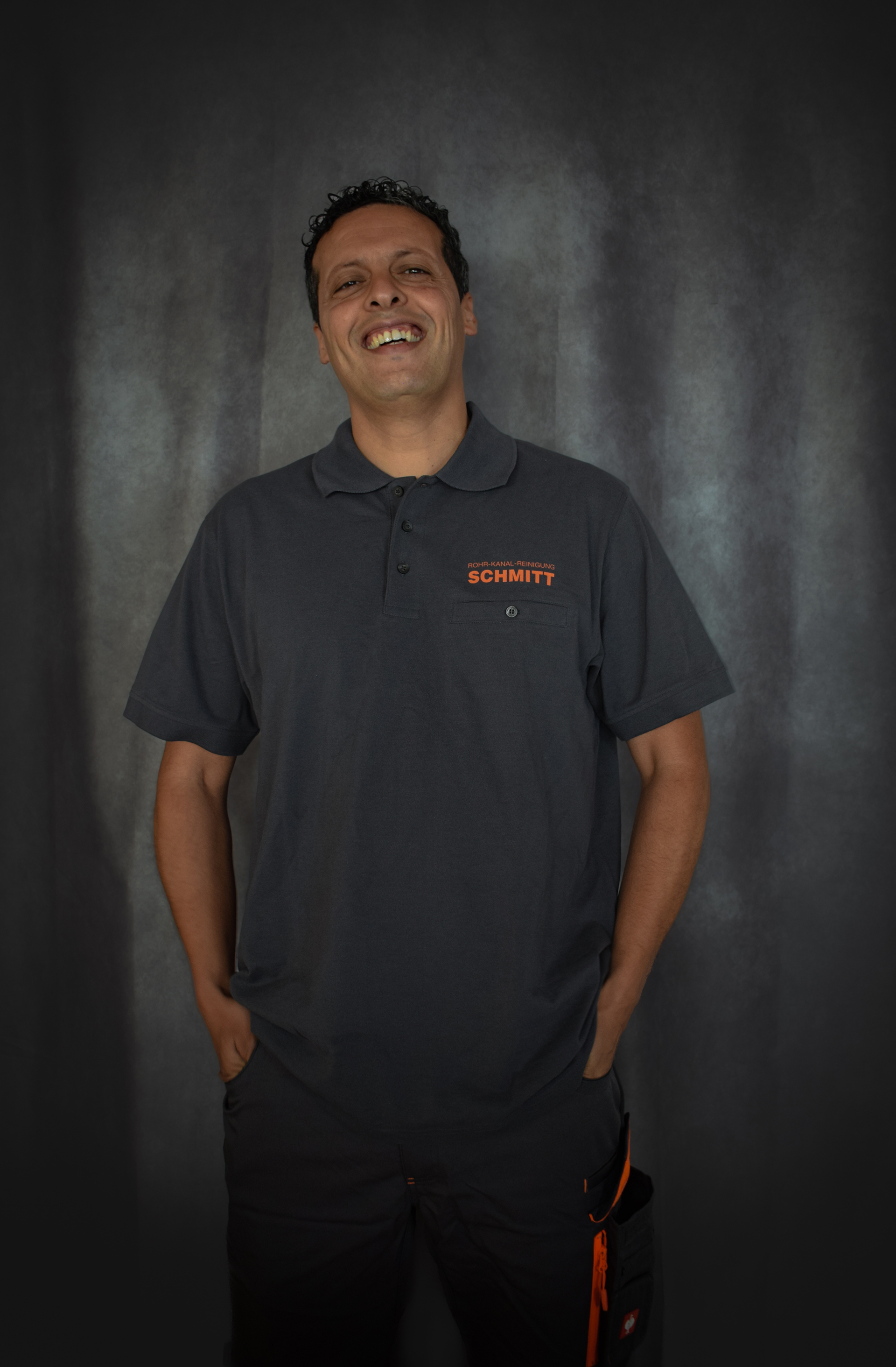 A picture of a team member standing