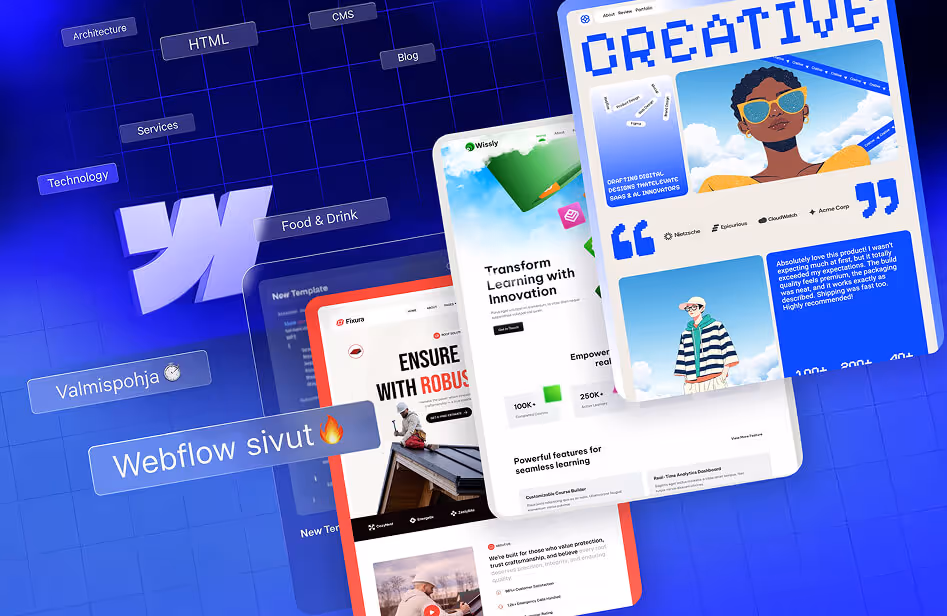 Webflow templates image 2 Cadiator Oy